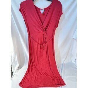 Motherhood Tank‎ Dress Red Tie NWOT - Medium